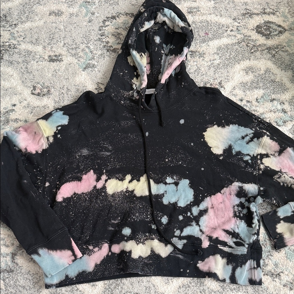 Daydreamer Color Pop Tie Dye Shrunken Hoodie
